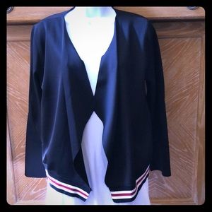 Philosophy Black Loose Fit Jacket size M